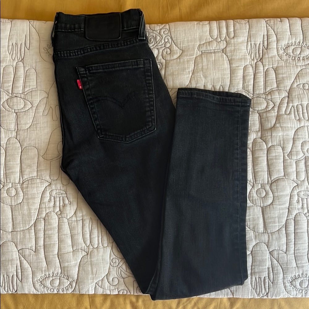 Black Levi 510 Skinny Denim Jeans 30x32